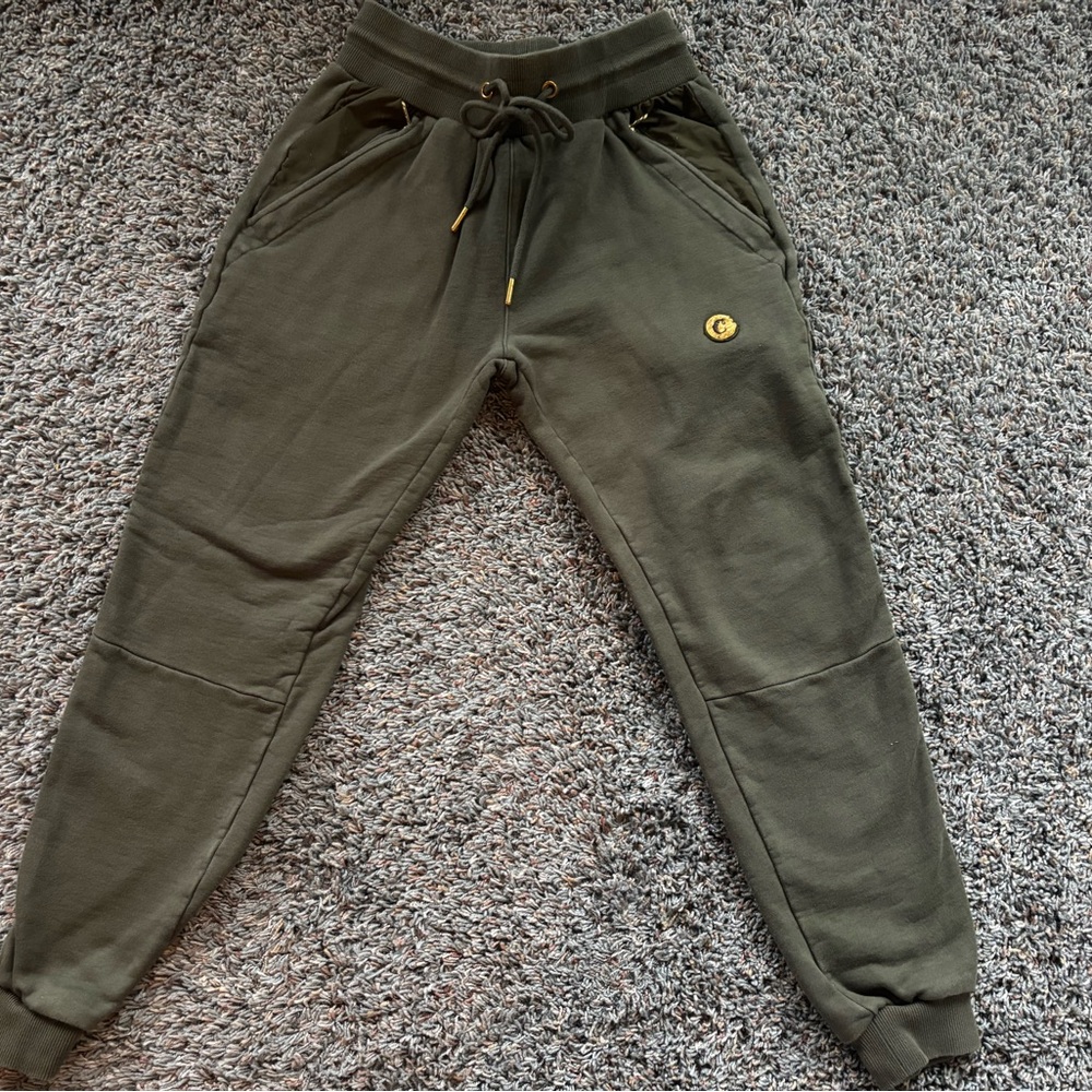 Men's Sz small COOKISSF Olive Green Joggers